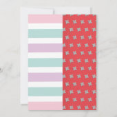 Unicorn & Ninja Joint Boy Girl Birthday Invites Einladung (Rückseite)