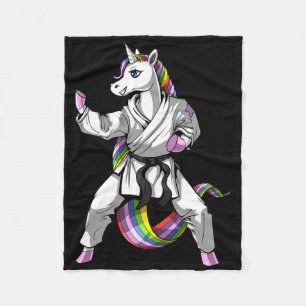 Unicorn Ninja Karate Martial Art Kickboxing Taekwo Fleecedecke