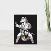Unicorn Ninja Karate Martial Art Kickboxing Taekwo Karte (Vorderseite)