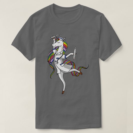 Unicorn Nurse 2 T-Shirt (Design vorne)