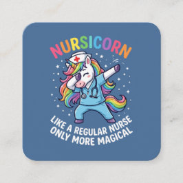 Unicorn Nurse Energy Bright and Magical  Begleitkarte