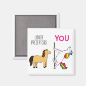 Unicorn Nurse Preceptor Gift Magnet (Vorderseite/Rückseite)