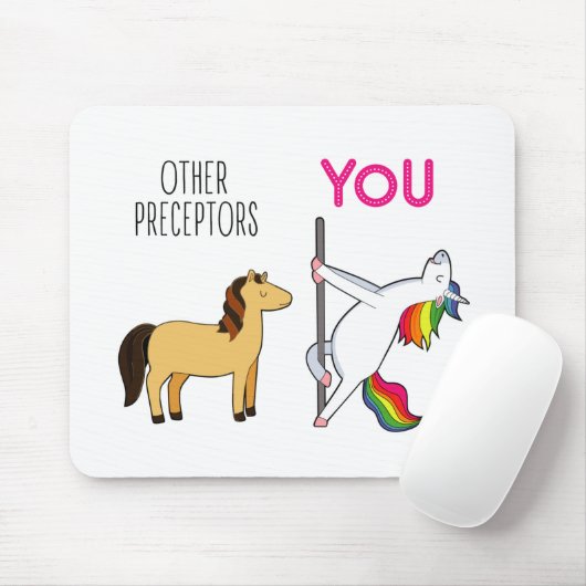 Unicorn Nurse Prezeptorgeschenk Mousepad (Mit Mouse)