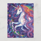 Unicorn Octopus hybrid  Postkarte (Vorderseite)