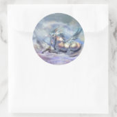 Unicorn of Peace Art Aufkleber (Tasche)