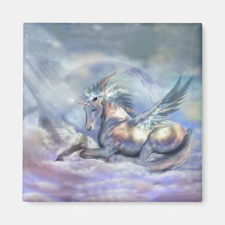 Unicorn of Peace Art Magnet