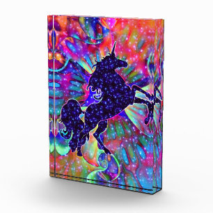 UNICORN OF THE UNIVERSE multicolored Fotoblock