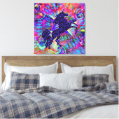 UNICORN OF THE UNIVERSE multicolored Leinwanddruck (Insitu (Schlafzimmer))