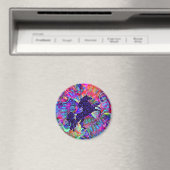 UNICORN OF THE UNIVERSE multicolored Magnet (In Situ (Geschirrspüler))
