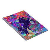 UNICORN OF THE UNIVERSE multicolored Notizblock (Rechte Seite)