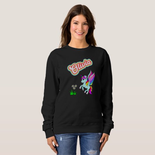 Unicorn Olivia Sweatshirt (Vorne ganz)