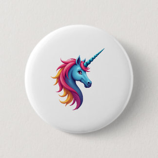 Unicorn on Snowboard - Funny Ski and Wintersports  Button