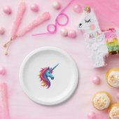 Unicorn on Snowboard - Funny Ski and Wintersports  Pappteller (Party)