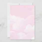 Unicorn One Magical year First Birthday Einladung (Rückseite)