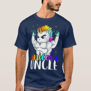 Unicorn Onkel Unclecorn s for Men Manly Unicorn T-Shirt