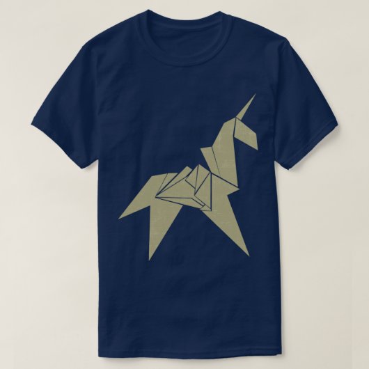 Unicorn Origami 2 T-Shirt (Design vorne)