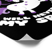 Unicorn pankreatischer Krebsspass Poster (Ecke)