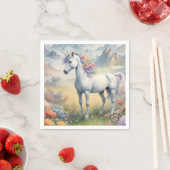 Unicorn Paper Napkin Serviette (Beispiel)