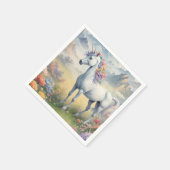 Unicorn Paper Napkin Serviette (Ecke)