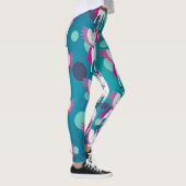 Unicorn Party Blue Dots Leggings (Rechts)