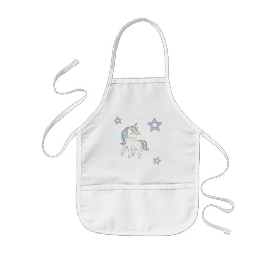 Unicorn Party Collection! Kinderschürze (Vorne)