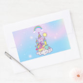 Unicorn Party Collection! Rechteckiger Aufkleber (Umschlag)