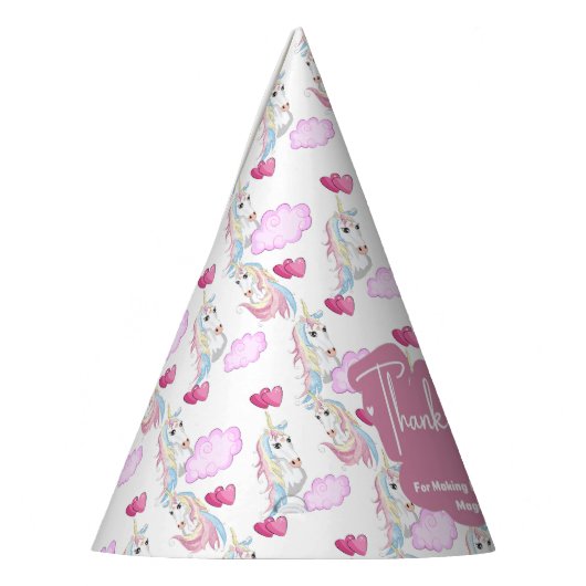 Unicorn Party Hat Partyhütchen (Links)
