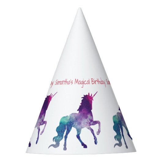 Unicorn - Party Hat Partyhütchen (Vorderseite)