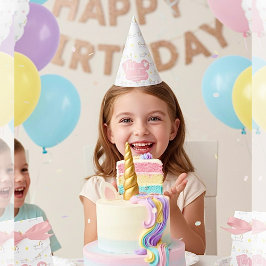 Unicorn Party Hat Partyhütchen