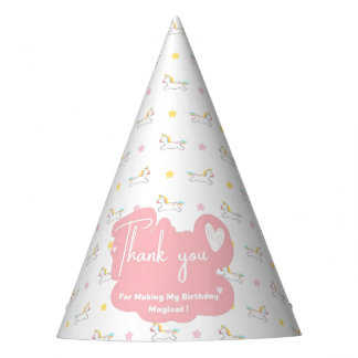 Unicorn Party Hat Partyhütchen