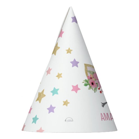 Unicorn-Party-Hut Partyhütchen (Links)