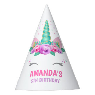 Unicorn-Party-Hut, Unicorn-Geburtstags-Party Partyhütchen