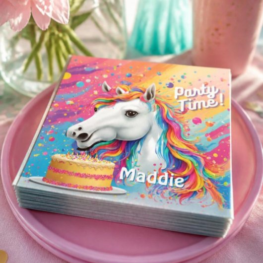 Unicorn Party Napkins Serviette