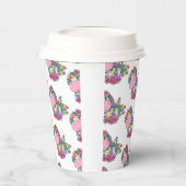 Unicorn-Party-Regenbogen Pappbecher (Links)