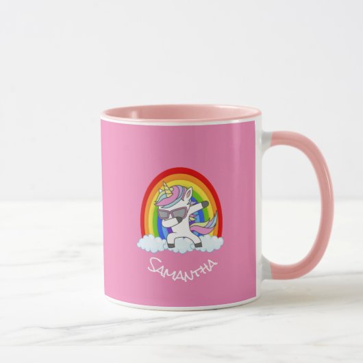 Unicorn Party Rosa Tasse (Rechts)