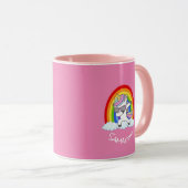 Unicorn Party Rosa Tasse (VorderseiteRechts)