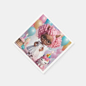 Unicorn-Party Serviette (Ecke)