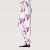 Unicorn Party Weiße Leggings (Links)