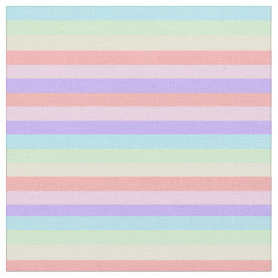 Unicorn Pastel Candy farbig gestreift Stoff
