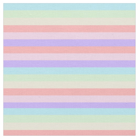 Unicorn Pastel Candy farbig gestreift Stoff (Nahaufnahme)