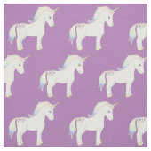 Unicorn Pastel Rainbow Lila Stoff (Muster)