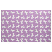 Unicorn Pastel Rainbow Lila Stoff (Fat Quarter (45,7 x 55,9 cm))