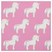 Unicorn Pastel Rainbow Pink Stoff (Muster)