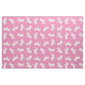 Unicorn Pastel Rainbow Pink Stoff (Fat Quarter (45,7 x 55,9 cm))