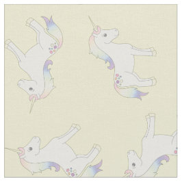 Unicorn Pastel Rainbow Yellow Stoff