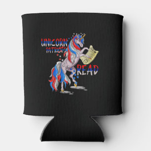 Unicorn Patriots Read Can Cooler Dosenkühler