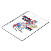 Unicorn Patriots Write Notizblock (Linke Seite)