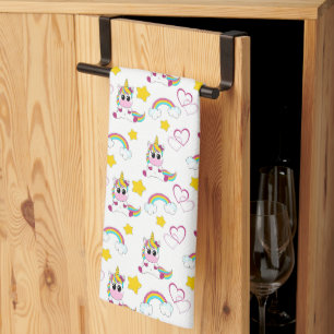 Unicorn pattern geschirrtuch