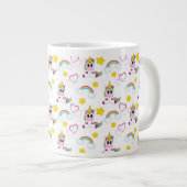 Unicorn pattern Jumbo-Tasse (Vorderseite Rechts)