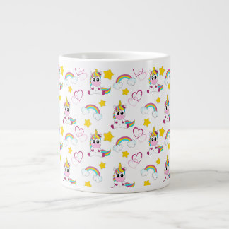 Unicorn pattern Jumbo-Tasse